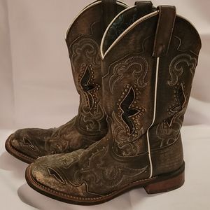 Laredo square toe boots size 8M